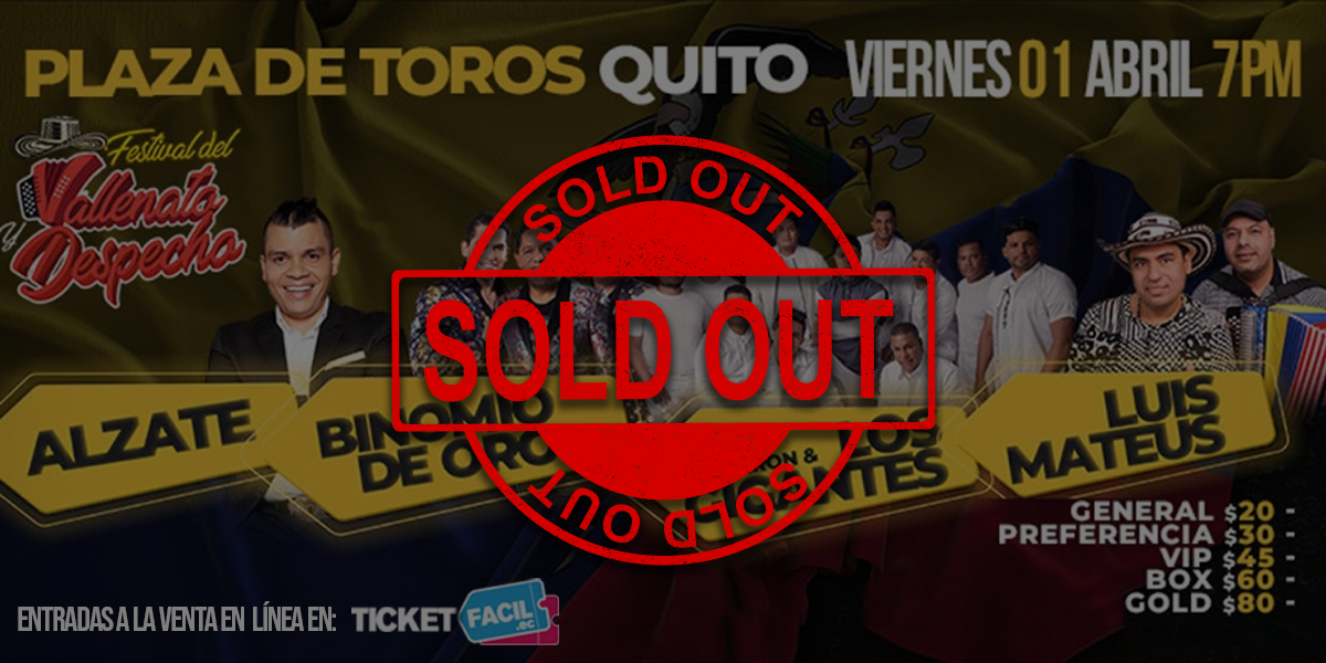 QUITO FESTIVAL DEL VALLENATO Y DESPECHO